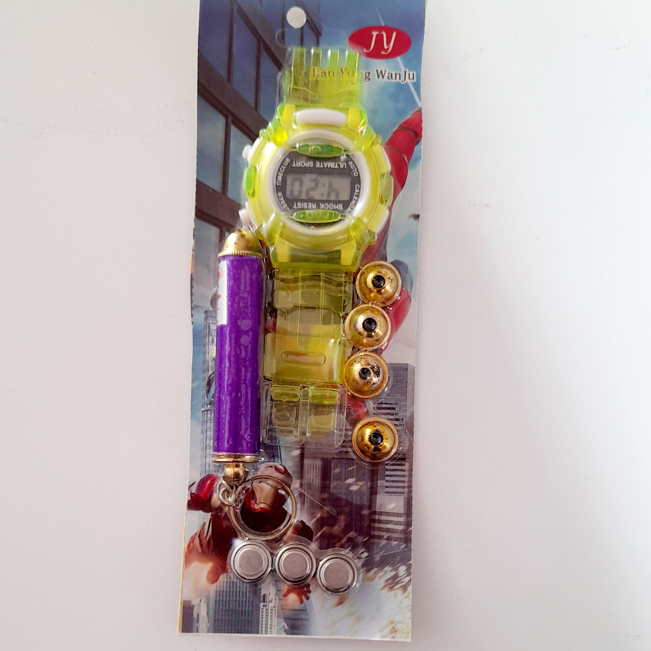 ست ساعت مچی و لیزر پنج سر 