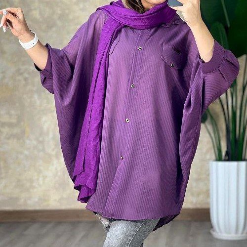 پانچ حریر میله ای جلو دکمه قواره بزرگ