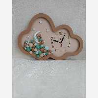 ساعت دیواری اتاق کودک طرح ابر