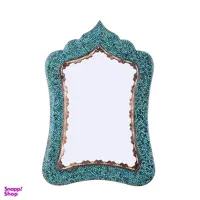 آینه فیروزه کوبی آقاجانی مدل مستطیل کد 2
