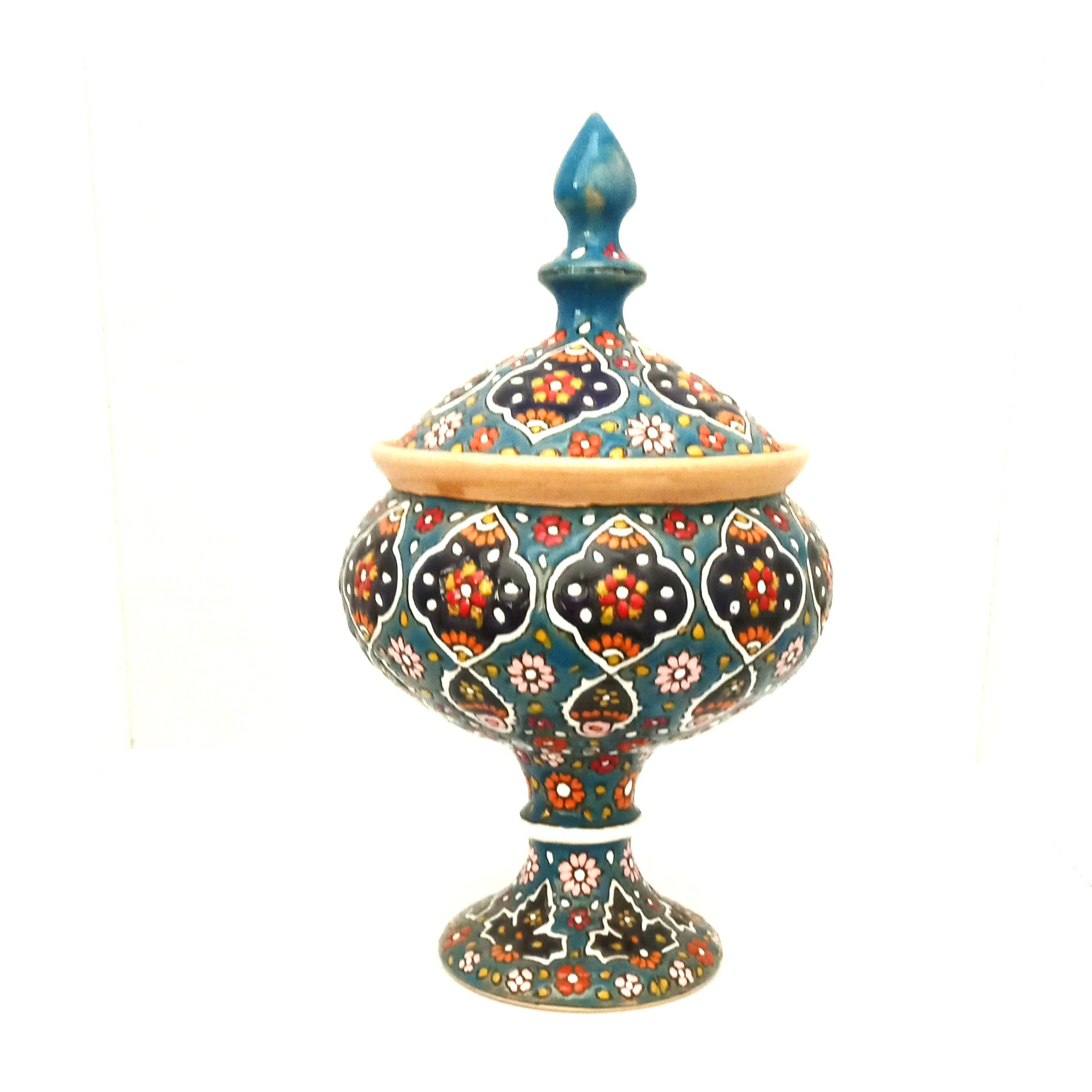 شکلات خوری میناکاری سفالی کد 72-01