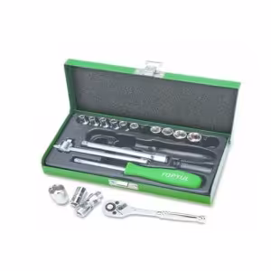 جعبه بکس 17 پارچه 3.4 (19-50) 6 پر تاتول TOPTUL