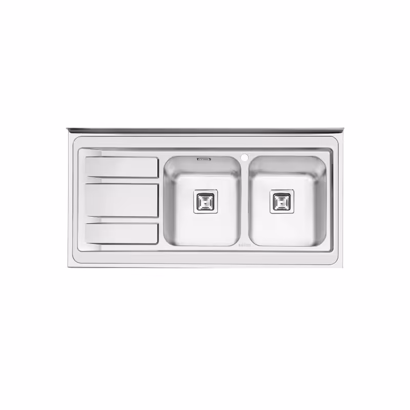 سینک ظرفشویی ایلیا استیل مدل 1068 روکار