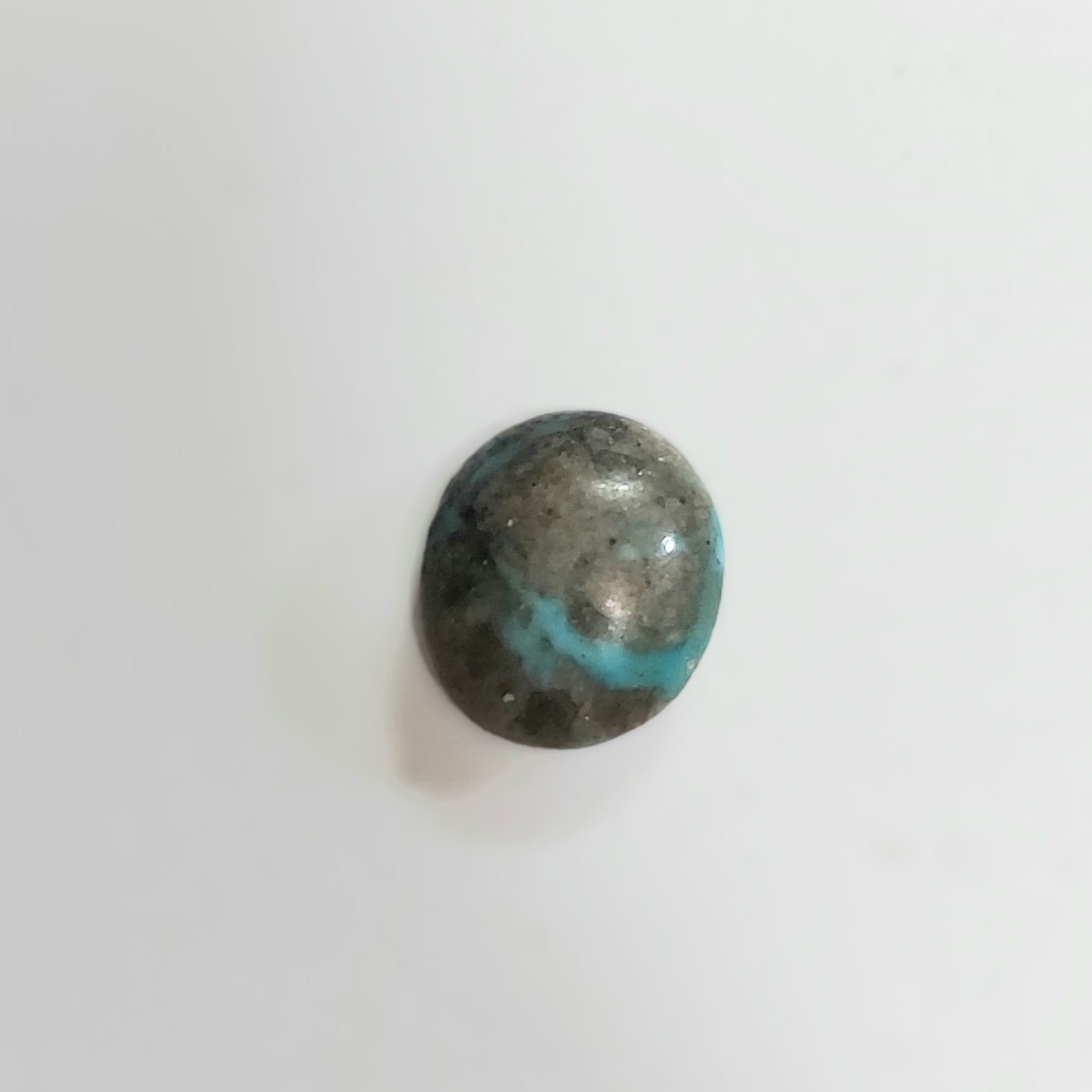 نگین سنگ فیروزه نیشابور تراش دست کد131