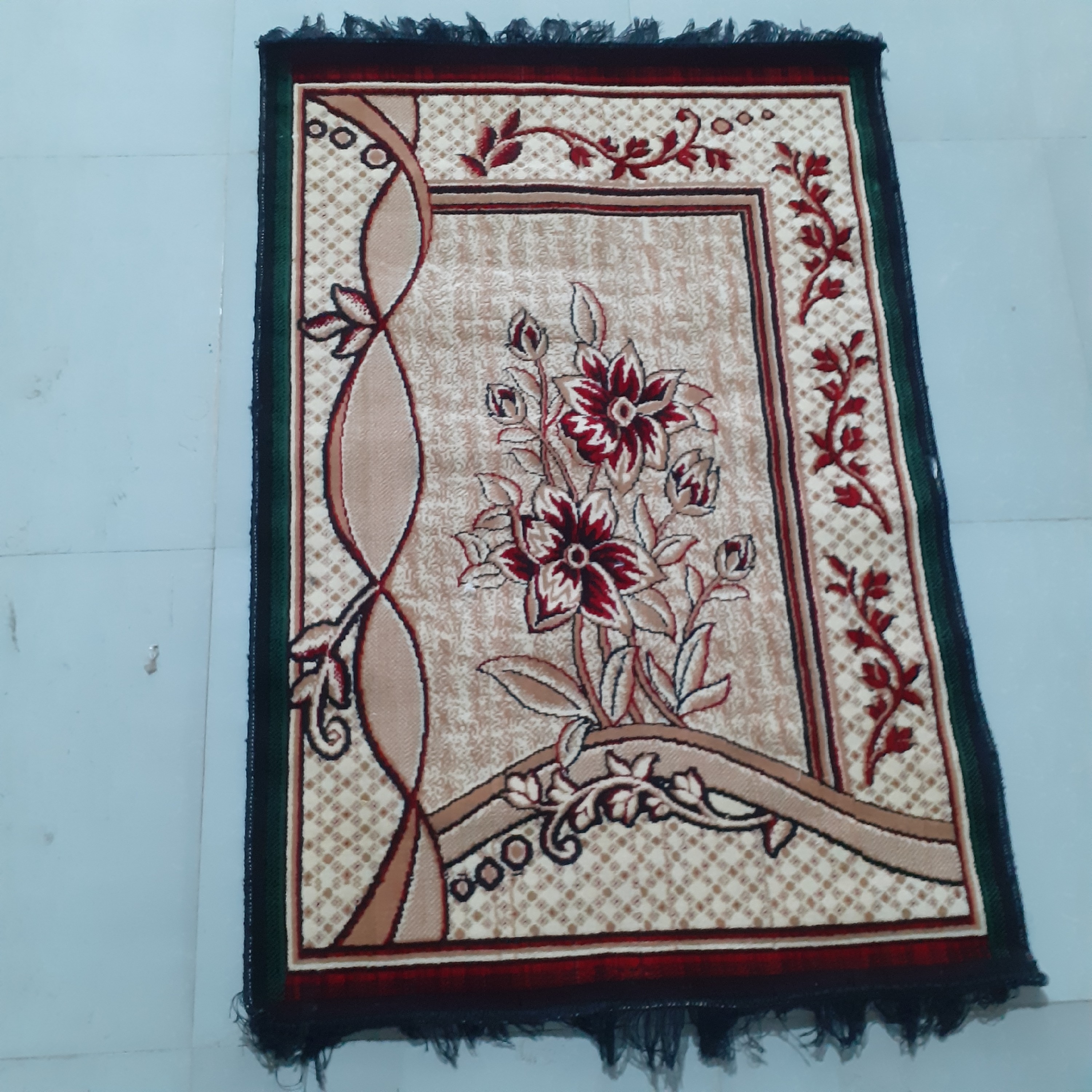 قالیچه فرش طرح شقایق  