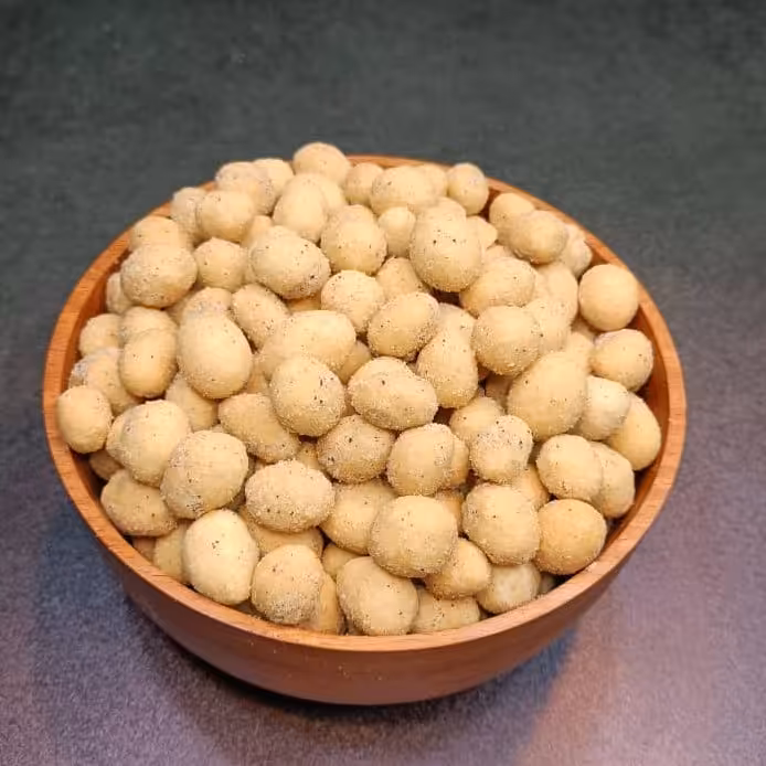 بادام زمینی روکش دار با طعم دودی بار تازه دویست گرم آجیل و خشکبار مهران 