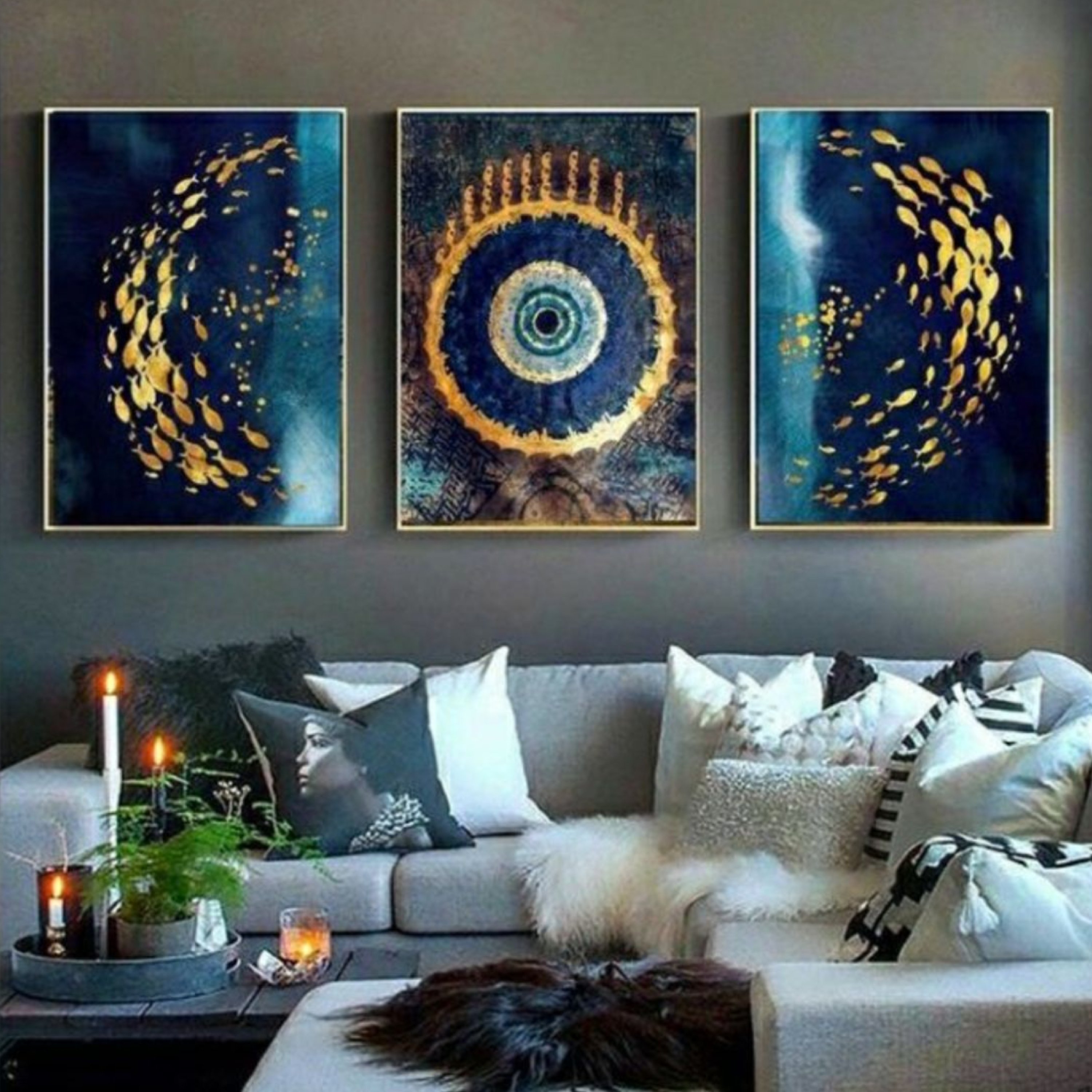 تابلو دکوراتیو 3تیکه کد 0013