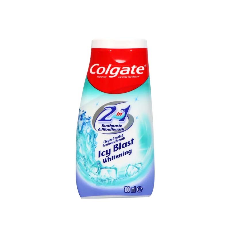 خمیر دندان و دهان شوی مدل Icy Blast کلگیت 100 میل