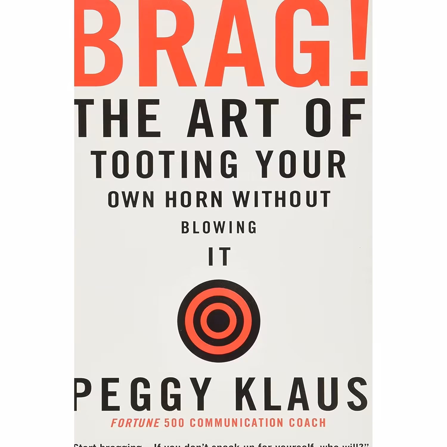 کتاب زبان اصلی Brag اثر Peggy Klaus انتشارات Warner Business Books