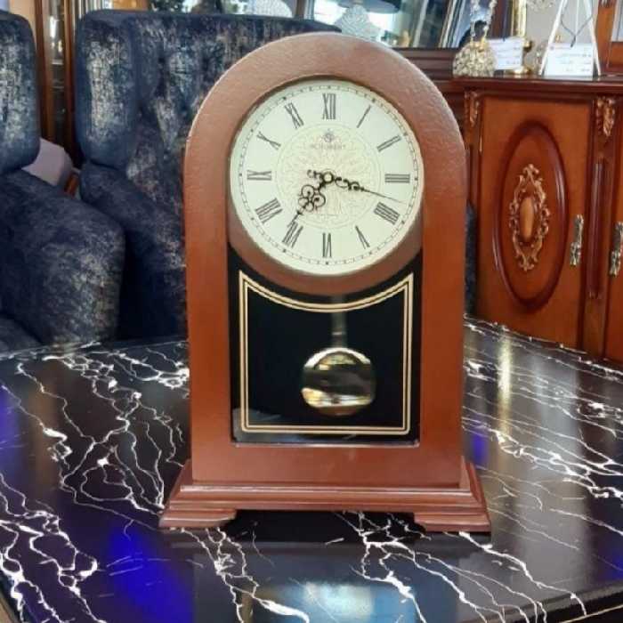 ساعت رومیزی کلاسیک برند شوبرت تمام چوب پاندول دار 