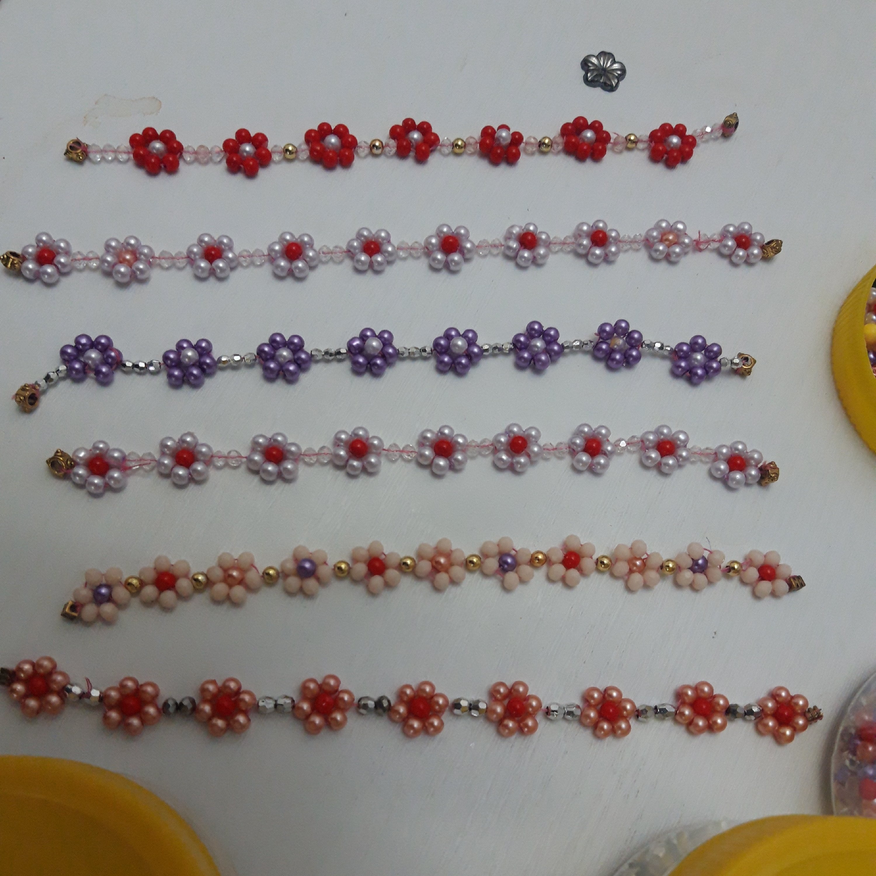 دستبندمنجوق بافی 2