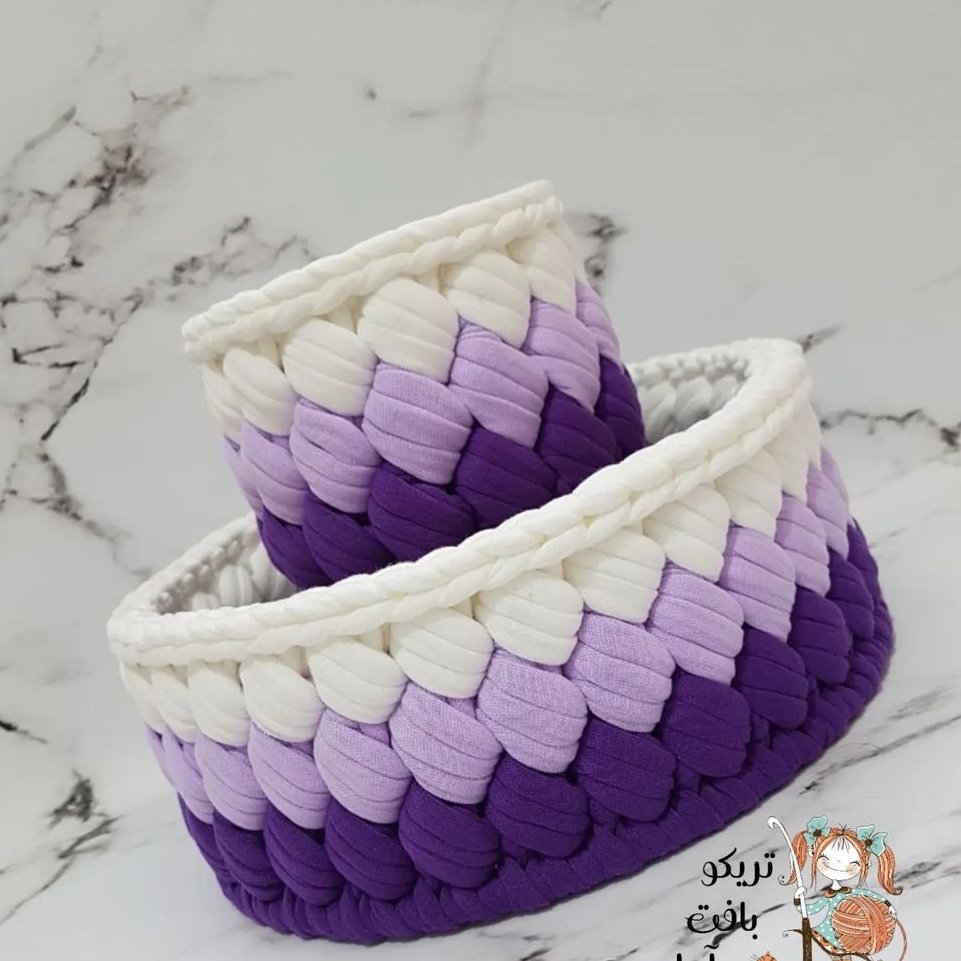 سبد نظم دهنده لوازم ارایش تریکو مدل فندق