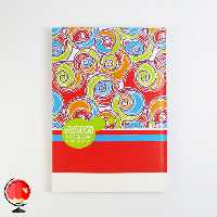 دفتر مشق 100 برگ سیمی جلد سخت طرح گرداب آونگ