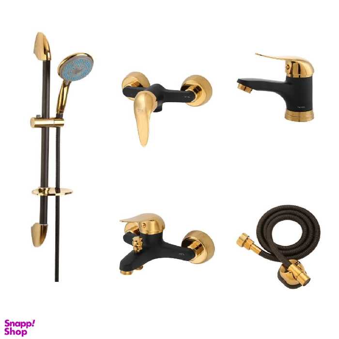 ست شیرآلات فاخته مدل زحل کد MTBiS محموعه 5 عددی