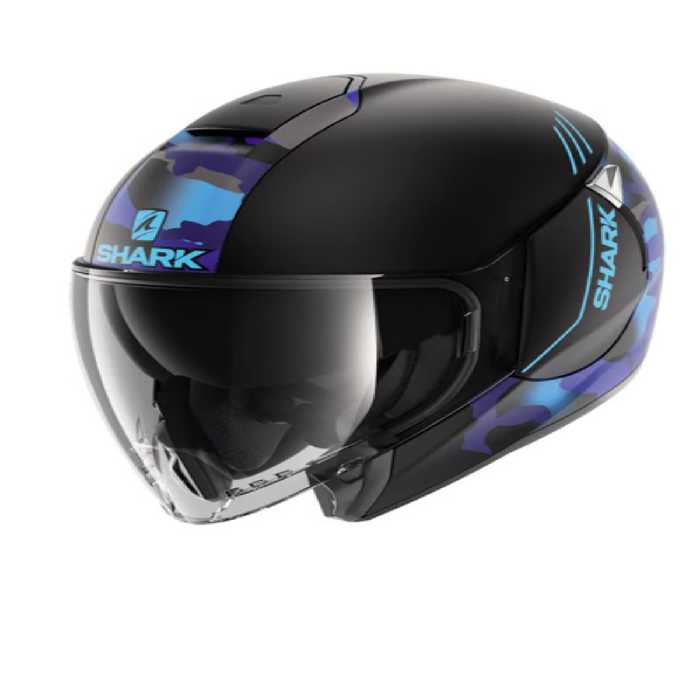 کلاه کاسکت موتورسیکلت مشکی پرونده ژنوم Citycruiser شارک Shark