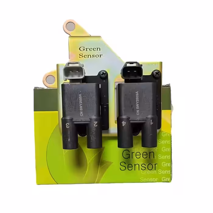 کوئل دو قلو زیمنس پراید براکت دار - برند گرین - شماره فنی AV-9101