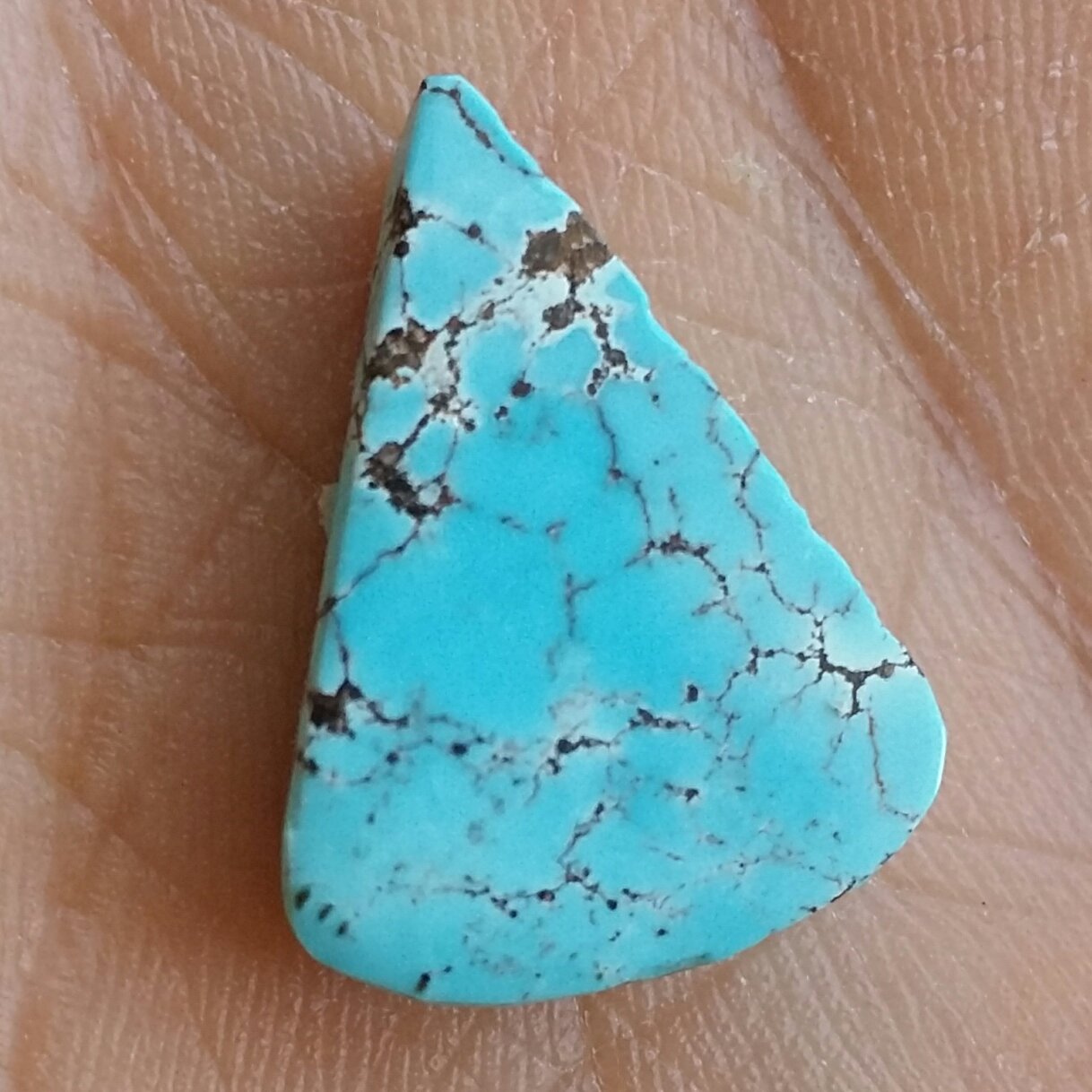 نگین فیروزه آبی تمام مغز نیشابور بی نظیر خوش رنگ و بسیار فاخر بدون بهسازی
کاملا طبیعی
سایز درشت تراش فانتزی شاهکار خلقت