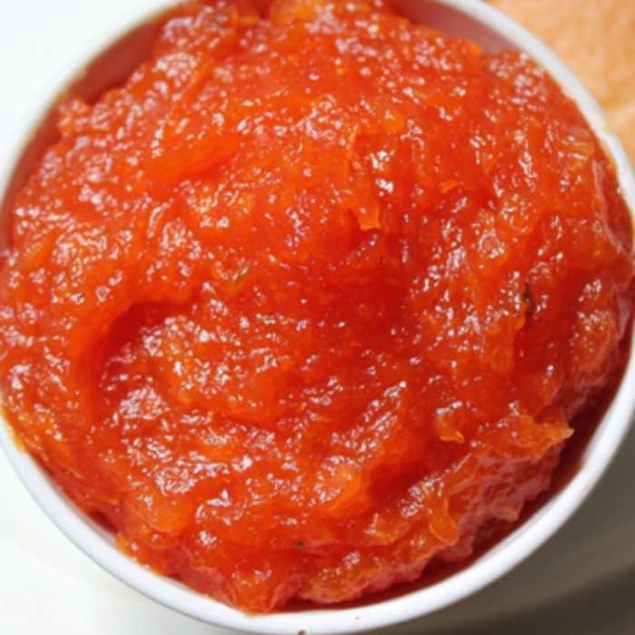 مربای سیب یامارمالادباعسل وزعفران پخته شده