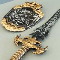 ست شمشیر و سپر اسباب بازی مدل super star