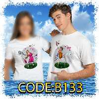 2عدد تیشرت ست  b133