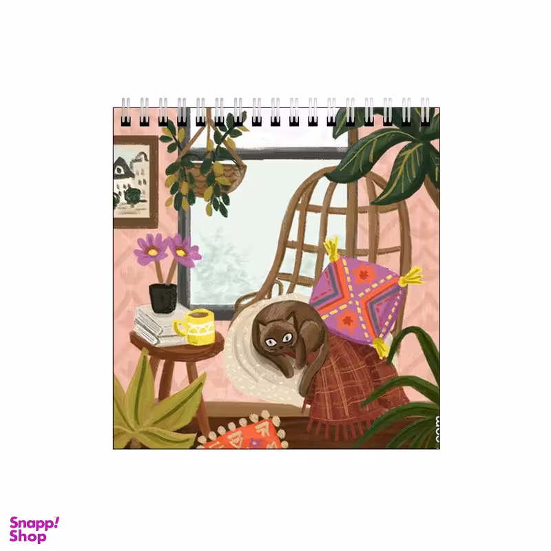 دفتر طراحی بامبیلیپ طرح گربه خوشبخت کد 6043607