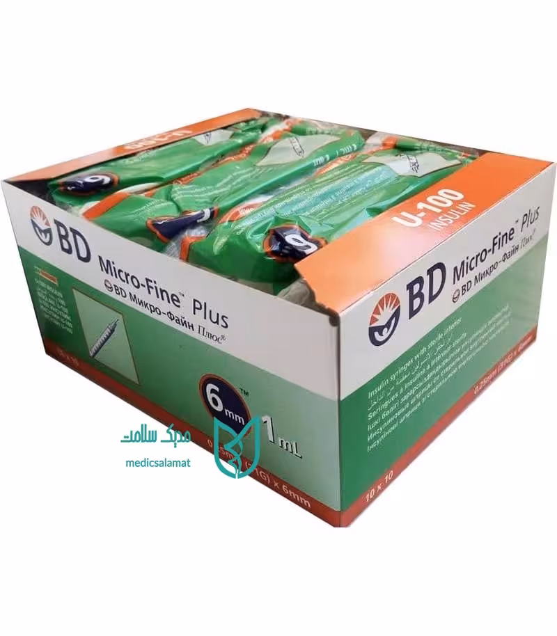 سرنگ انسولین بی دی حجم یک 1