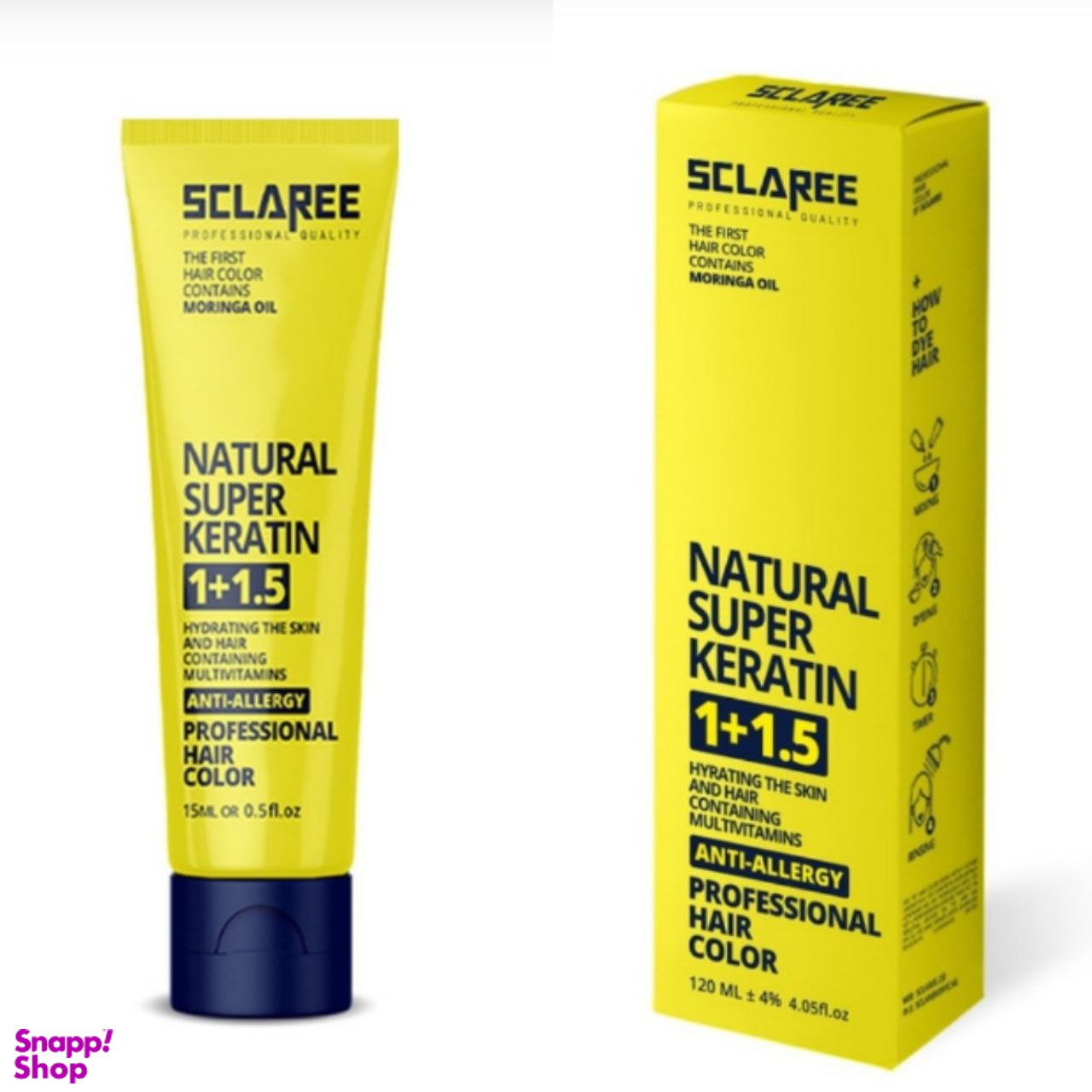 رنگ مو اسکلاره مدل 1+5 شماره 7.73 رنگ مدیترانه ای حجم 120 میلی لیتر