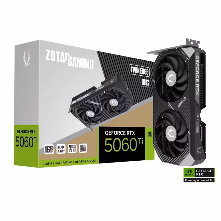 کارت گرافیک زوتک مدل RTX 5060 Ti Twin Edge OC 16GB
