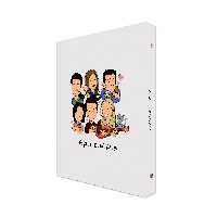 دفتر کلاسوری 100 برگ پدیده نقش مدل فیلم و سریال طرح Friends کد 03