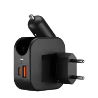 شارژر فندکی و شارژر دیواری تسکو مدل TCG 53