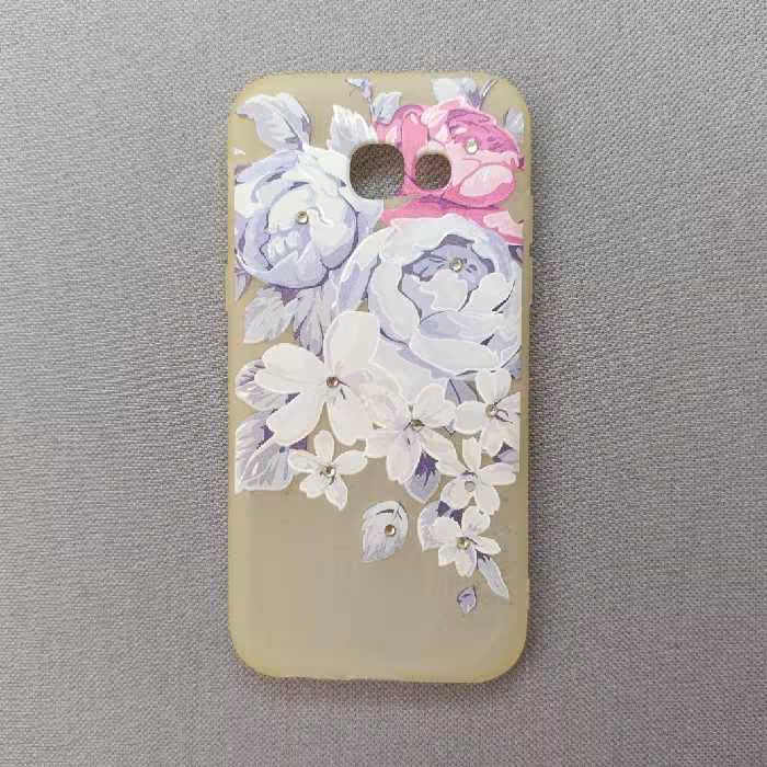 کاور - گارد - قاب ژله ای نگین برجسته کد2 مناسب برای سامسونگ آ520 -  Galaxy A520 (a 520) - A5 2017 