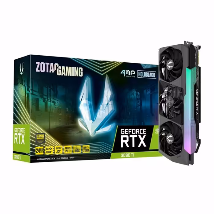 کارت گرافیک زوتاک GeForce RTX 3090 Ti AMP Extreme Holo 24GB