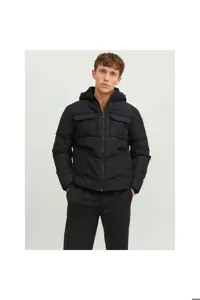 کاپشن مشکی مردانه Jack Jones کت جک جونز میسون پافر Jack &amp; Jones