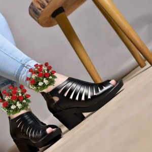 کفش پاشنه دار زنانه تابستانی پاشنه دار