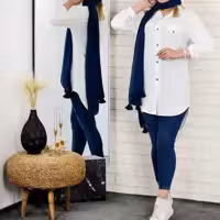مانتو زنانه ابر وبادی طنین