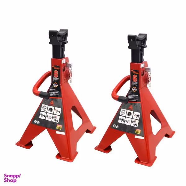 خرک خودرو سامکو مدل دنده ای کد YP-6000KG ظرفیت 6 تن مجموعه 2 عددی