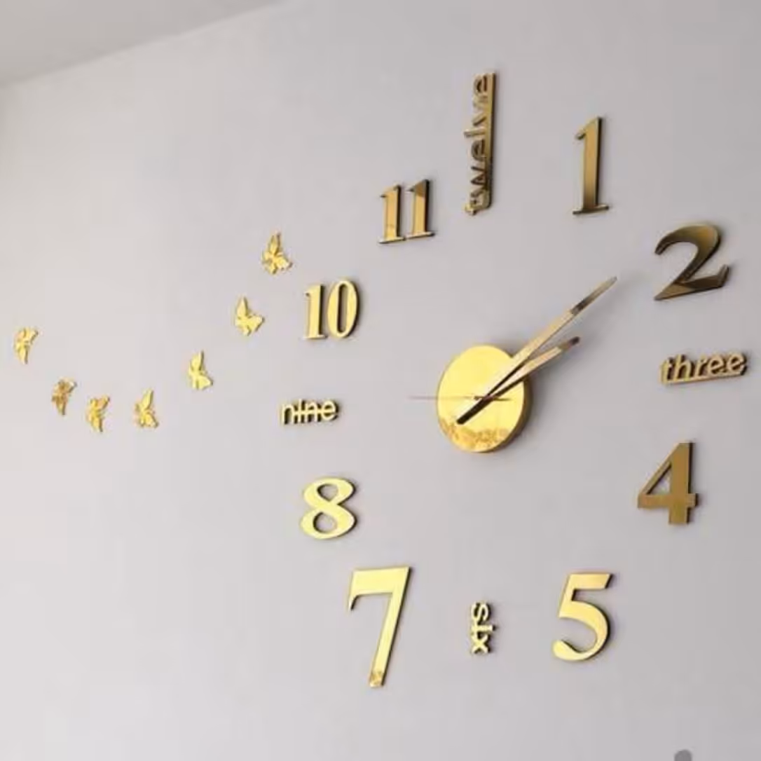 ساعت دیواری پازلی طرح نامبر