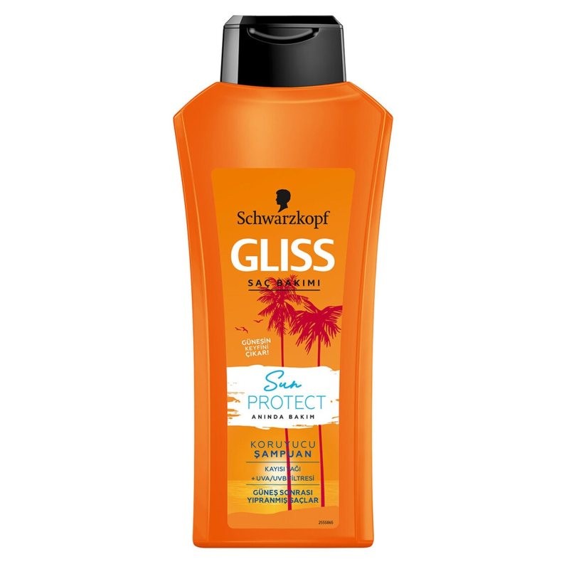 شامپو مو گلیس مدل Sun Protect حجم 525 ملی لیتر محافظت از اشعه مضر خورشید