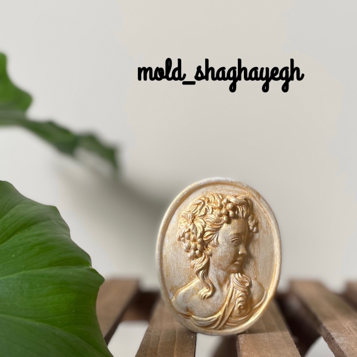 قالب سیلیکونی پلاک شمع الیزابت