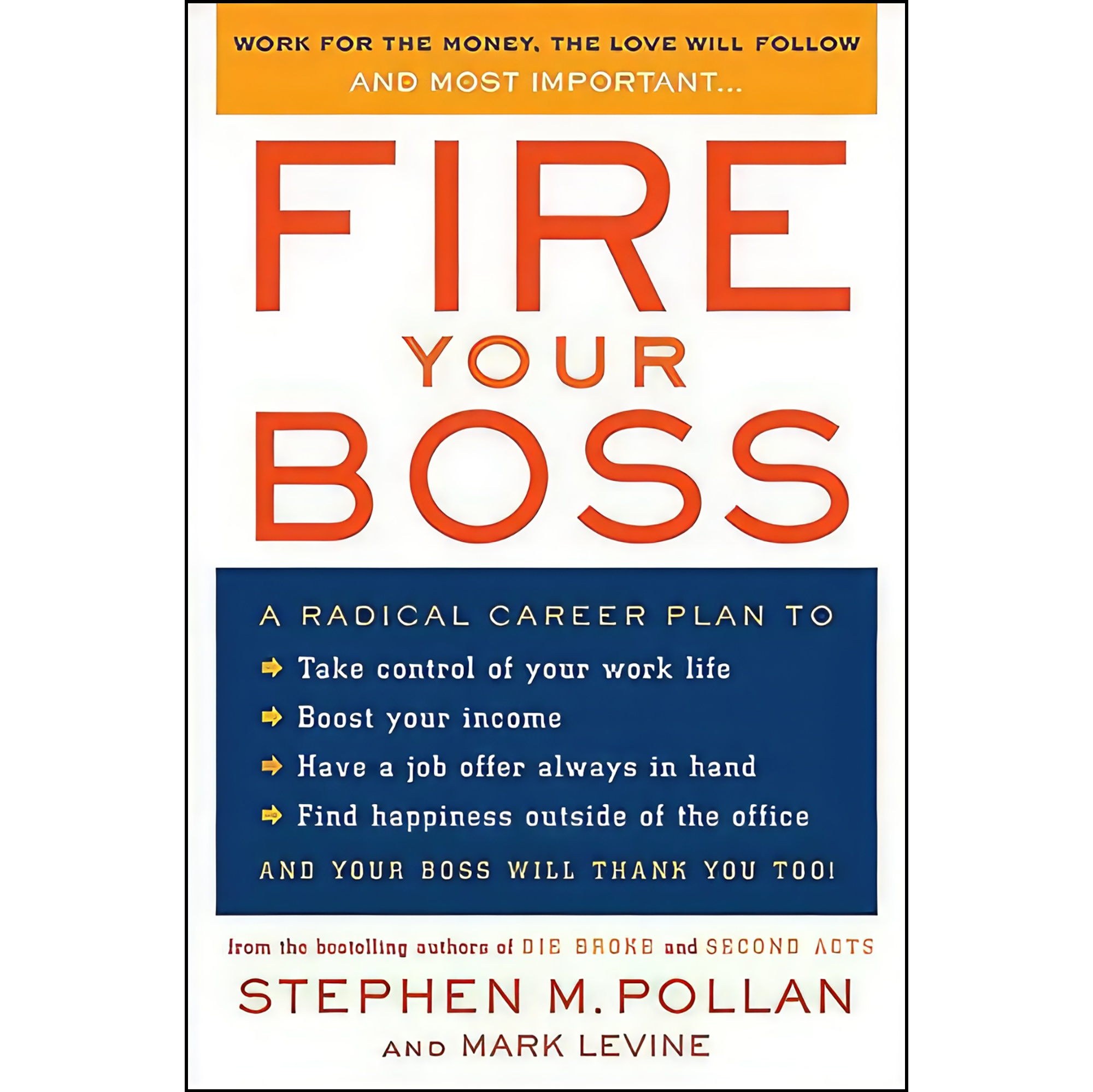 کتاب زبان اصلی Fire Your Boss اثر Stephen M Pollan and Mark Levine