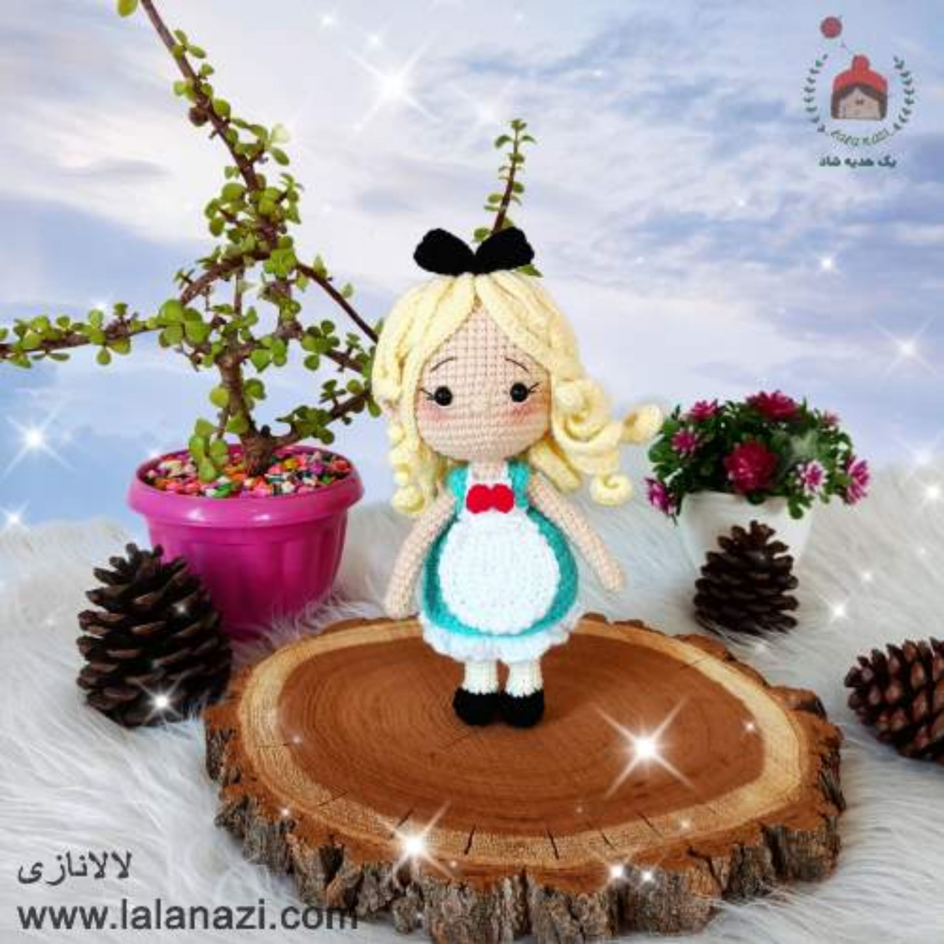 عروسک بافتنی پرنسس آلیس ( کد 60362 )