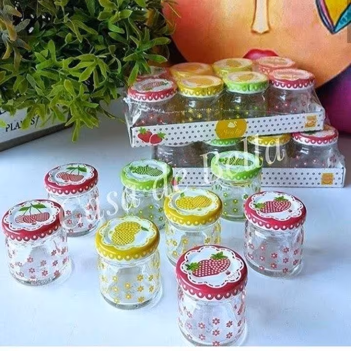 بانکه های طرحدار نقلی شیشه ای درب فلزی
