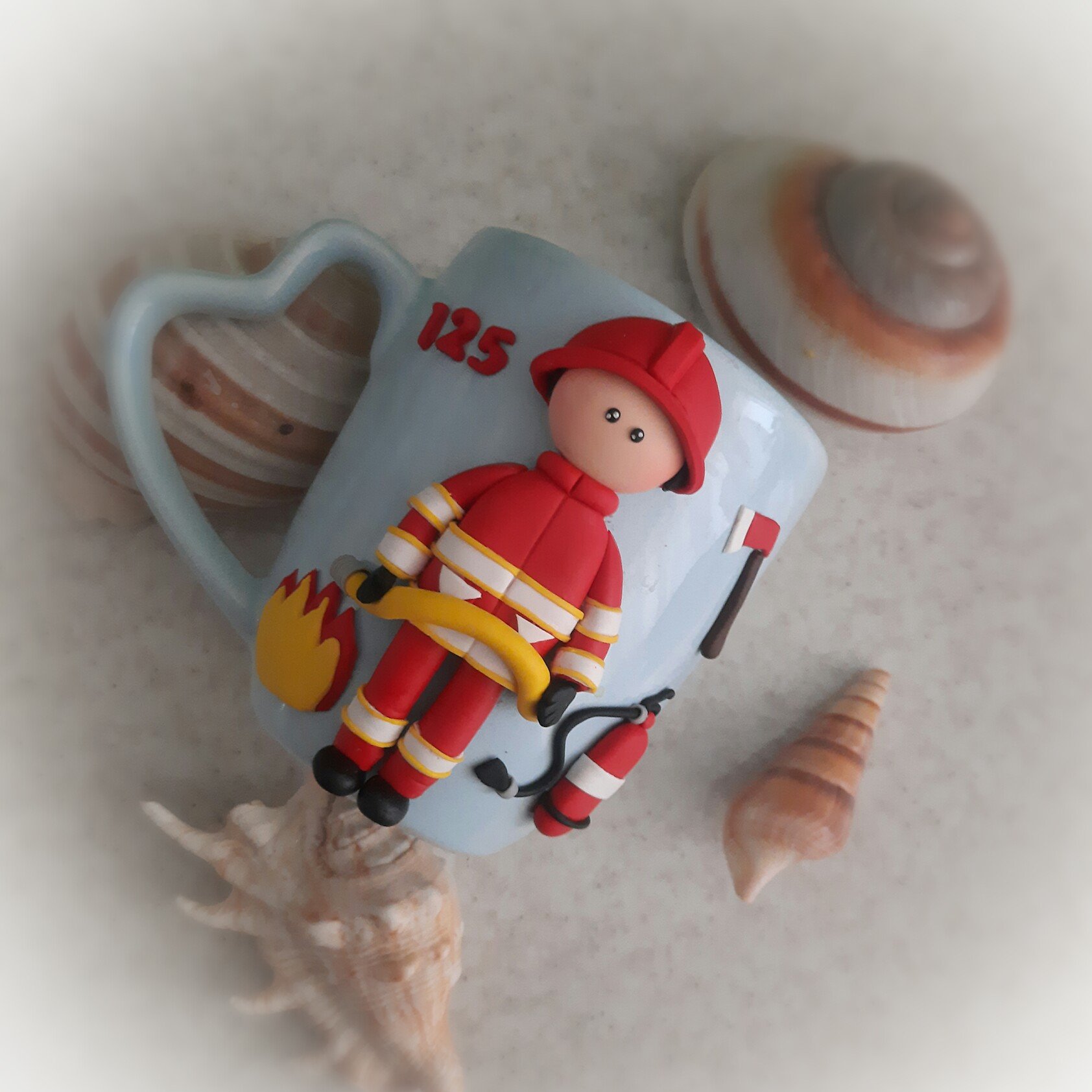 ماگ اتش نشان ماگ مشاغل ماگ اتشنشان