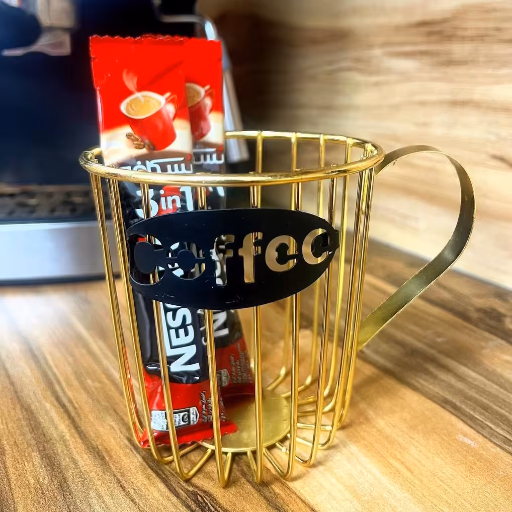 استند کافی فلزی در دو رنگ  