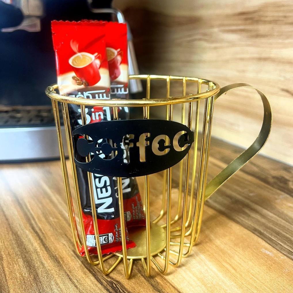 استند کافی فلزی در دو رنگ  