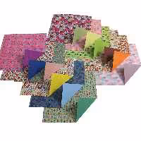 کاغذ اوریگامی و کاردستی سلما مدل فانتزی کد F14 بسته 48 عددی
