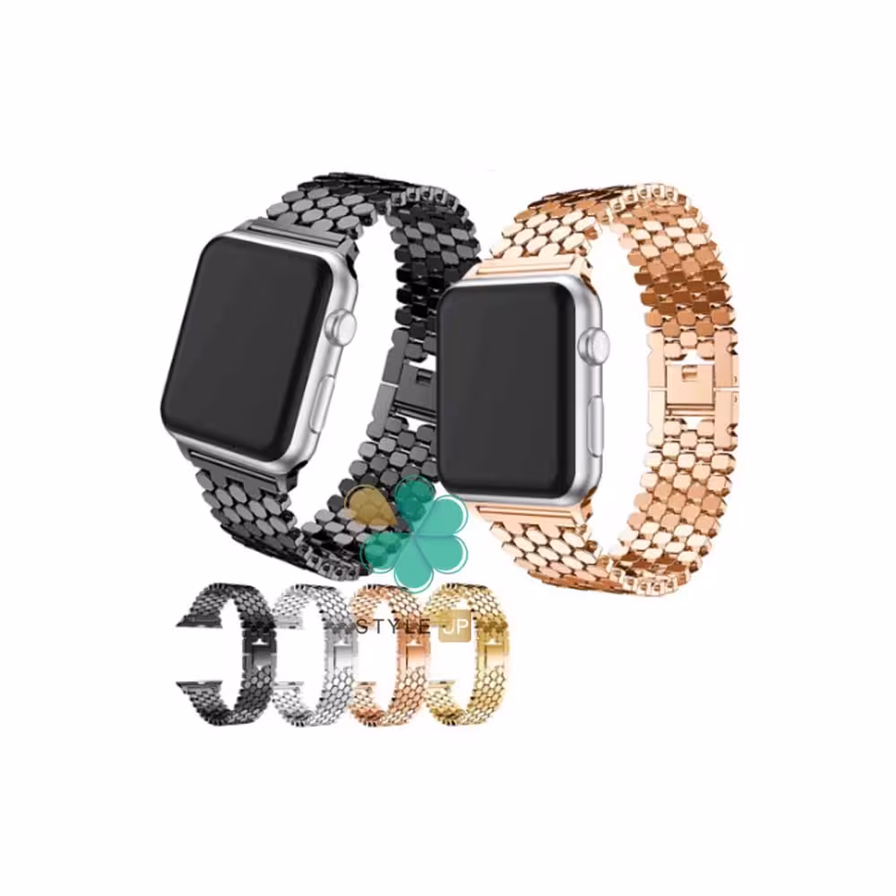 بند استیل ساعت اپل واچ Apple Watch 41mm طرح کندویی
