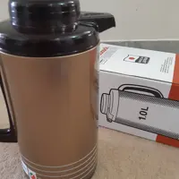 فلاسک پیکوک ژاپنی قرشدگی کم سایز 1 لیتر اصل  رنگ نارنجی فروش به قیمت خرید