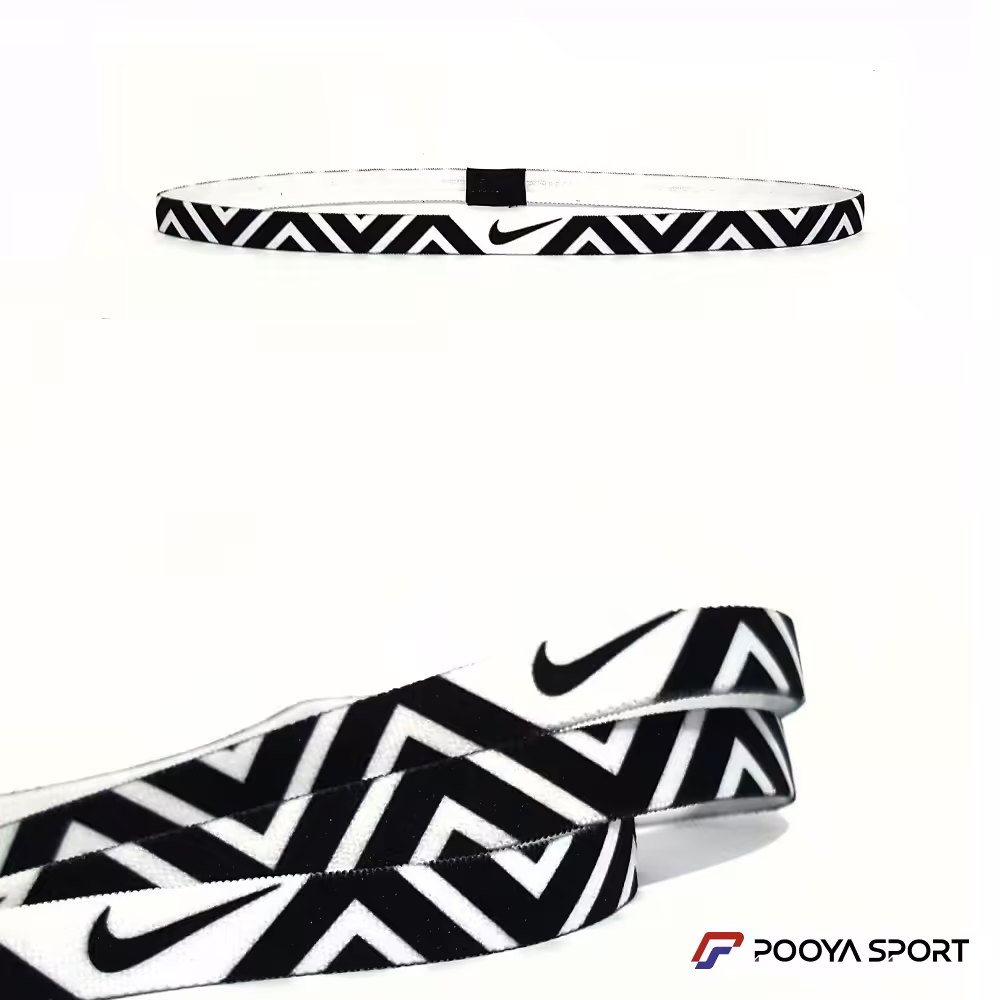 تل مو ورزشی کشی نایک NIKE سفید مشکی مدل ترمز دار