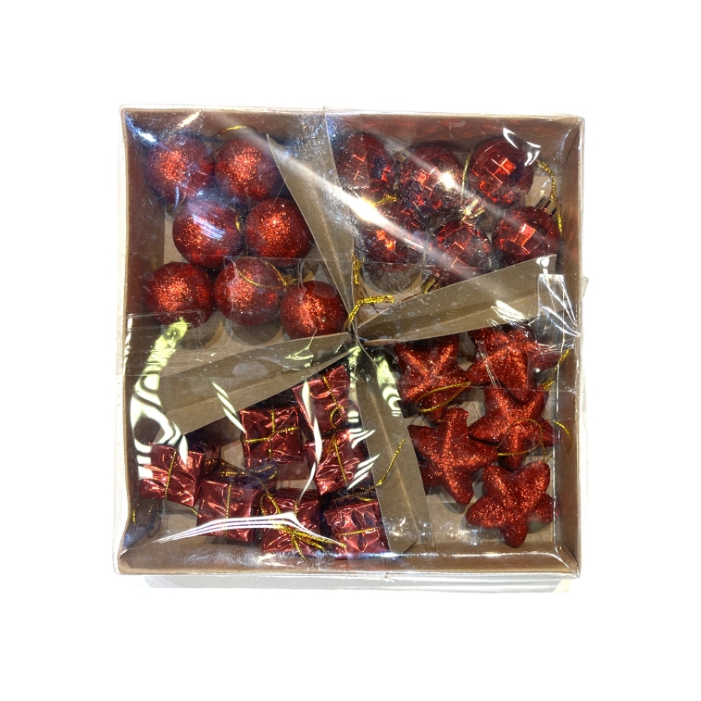 تزئینات 25 عددی قرمز کد 611689